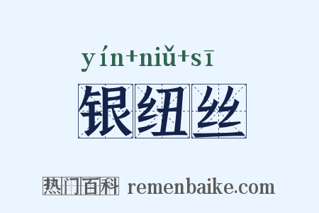 银纽丝是什么意思的图片